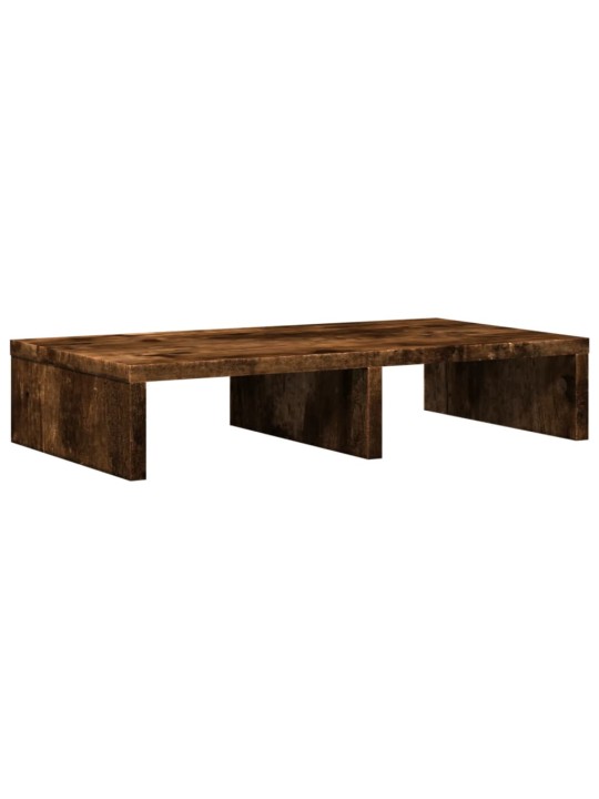 Stojan na monitor kouřový dub 50 x 27 x 10 cm kompozitní dřevo