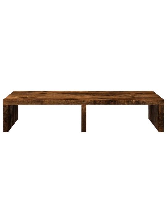 Stojan na monitor kouřový dub 50 x 27 x 10 cm kompozitní dřevo