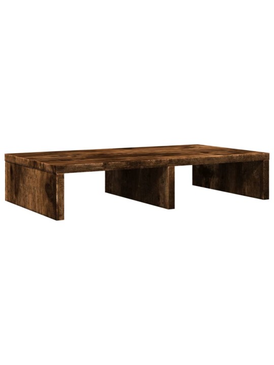 Stojan na monitor kouřový dub 50 x 27 x 10 cm kompozitní dřevo