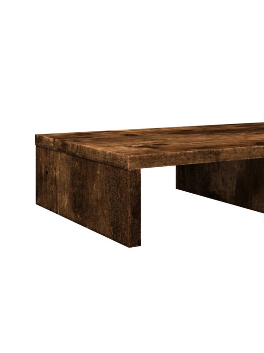 Stojan na monitor kouřový dub 50 x 27 x 10 cm kompozitní dřevo