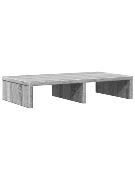 Stojan na monitor šedý sonoma 50 x 27 x 10 cm kompozitní dřevo