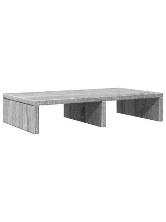 Stojan na monitor šedý sonoma 50 x 27 x 10 cm kompozitní dřevo