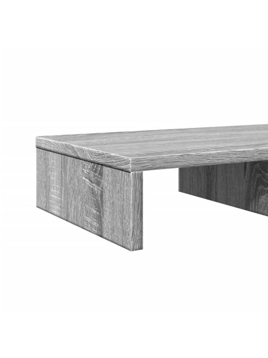 Stojan na monitor šedý sonoma 50 x 27 x 10 cm kompozitní dřevo