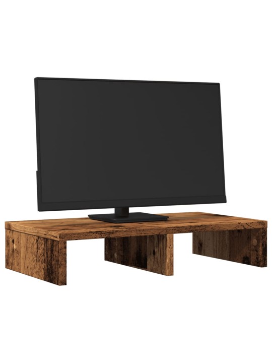 Stojan na monitor old wood 50 x 27 x 10 cm kompozitní dřevo