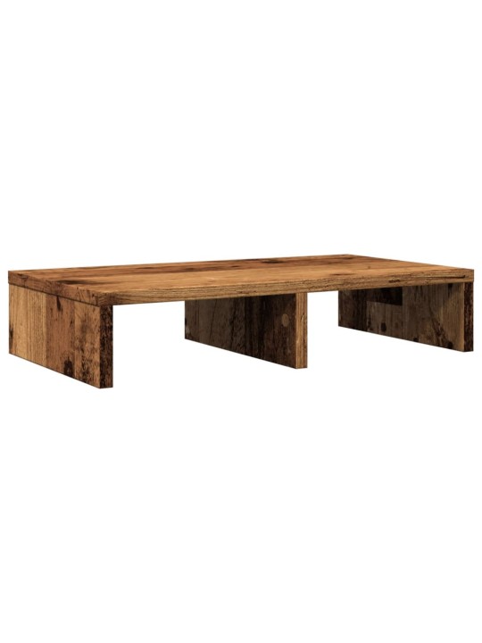 Stojan na monitor old wood 50 x 27 x 10 cm kompozitní dřevo