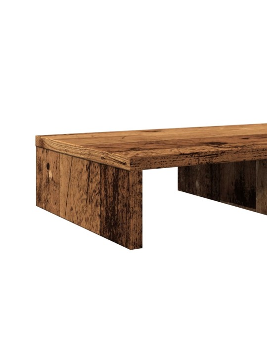 Stojan na monitor old wood 50 x 27 x 10 cm kompozitní dřevo