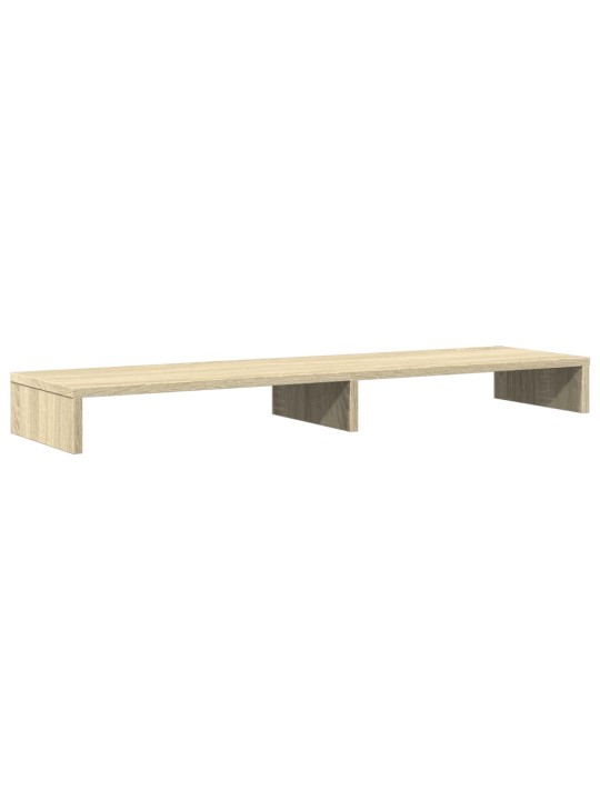 Stojan na monitor dub sonoma 100 x 27 x 10 cm kompozitní dřevo