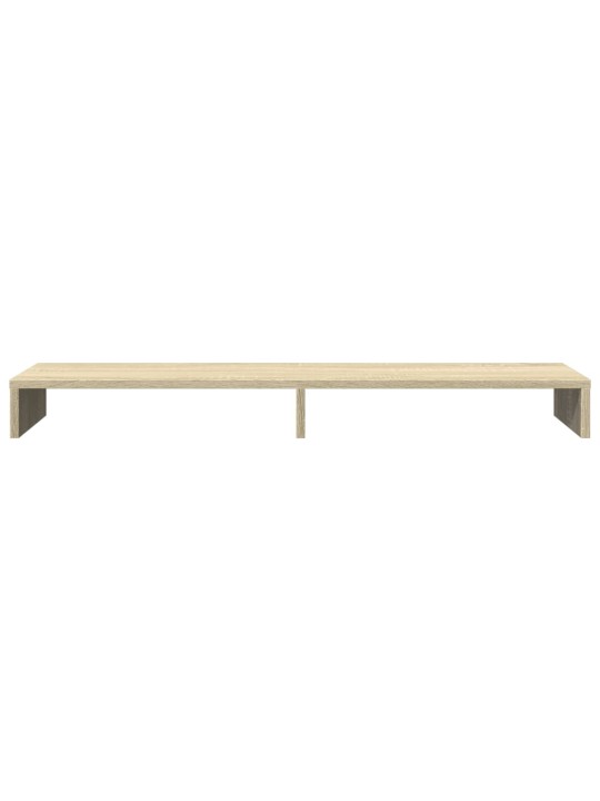 Stojan na monitor dub sonoma 100 x 27 x 10 cm kompozitní dřevo