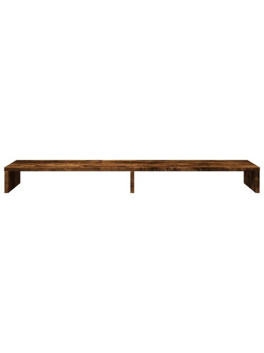 Stojan na monitor kouřový dub 100 x 27 x 10 cm kompozitní dřevo