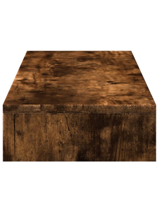 Stojan na monitor kouřový dub 100 x 27 x 10 cm kompozitní dřevo