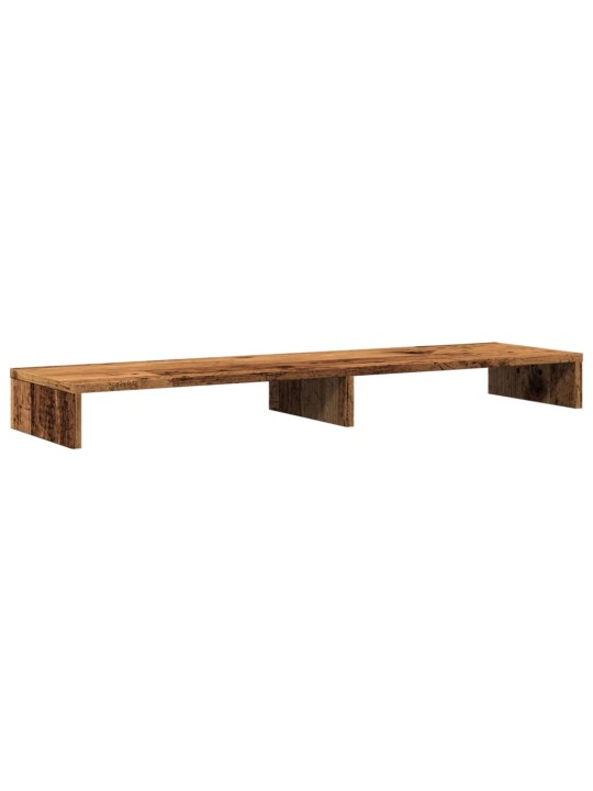 Stojan na monitor old wood 100 x 27 x 10 cm kompozitní dřevo