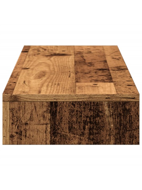 Stojan na monitor old wood 100 x 27 x 10 cm kompozitní dřevo