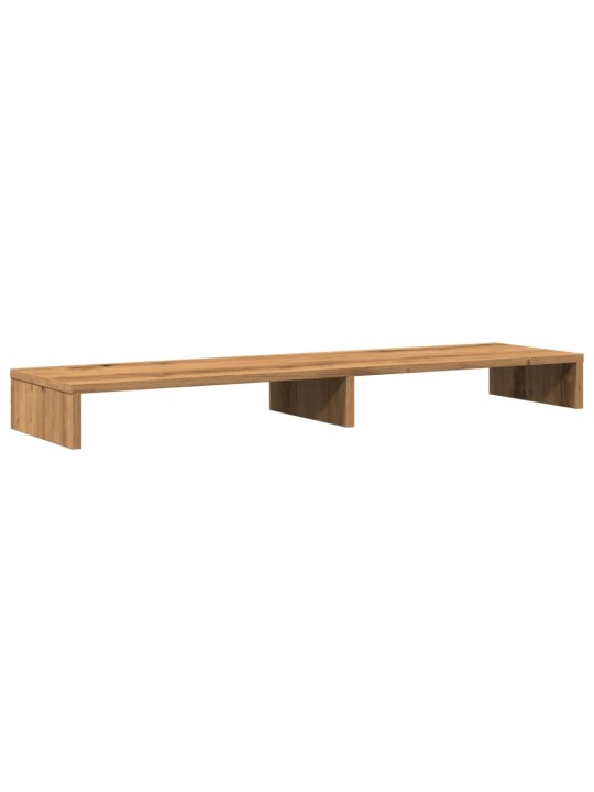 Stojan na monitor dub artisan 100 x 27 x 10 cm kompozitní dřevo