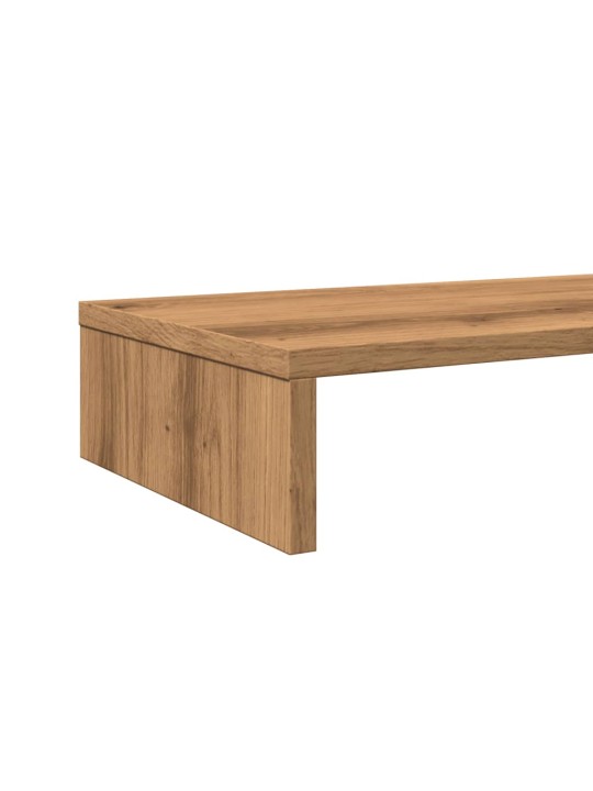 Stojan na monitor dub artisan 100 x 27 x 10 cm kompozitní dřevo