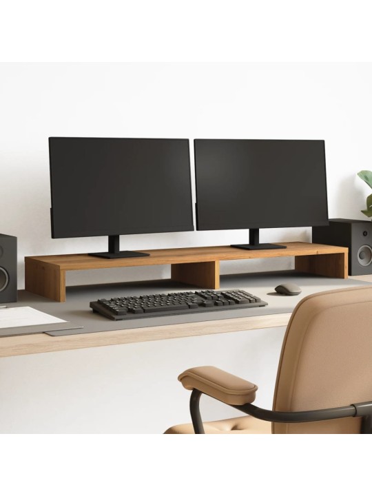 Stojan na monitor dub artisan 100 x 27 x 10 cm kompozitní dřevo