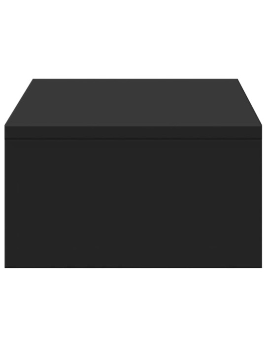 Stojan na monitor se zásuvkami černý 50 x 27 x 15 cm kompozit