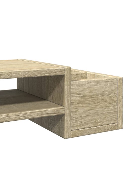Stojan na monitor s úložným prostorem dub sonoma 100x27x15 cm