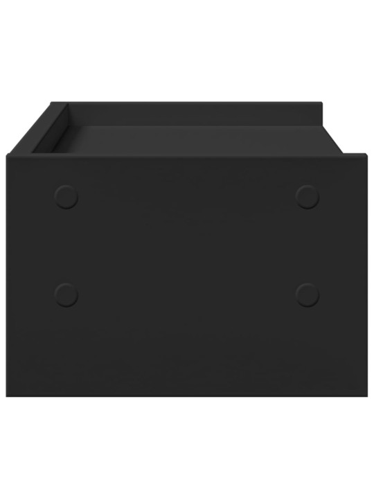 Stojan na monitor černý 42 x 24 x 16 cm kompozitní dřevo