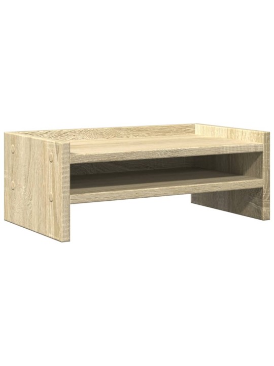 Stojan na monitor dub sonoma 42 x 24 x 16 cm kompozitní dřevo