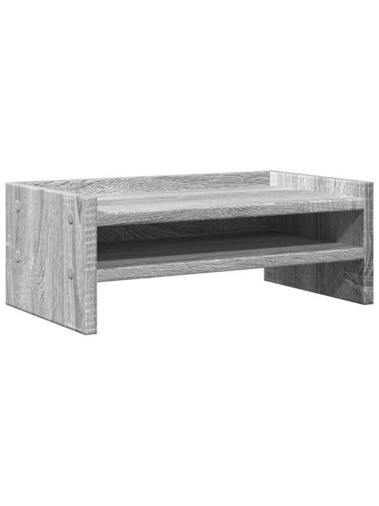 Stojan na monitor šedý sonoma 42 x 24 x 16 cm kompozitní dřevo