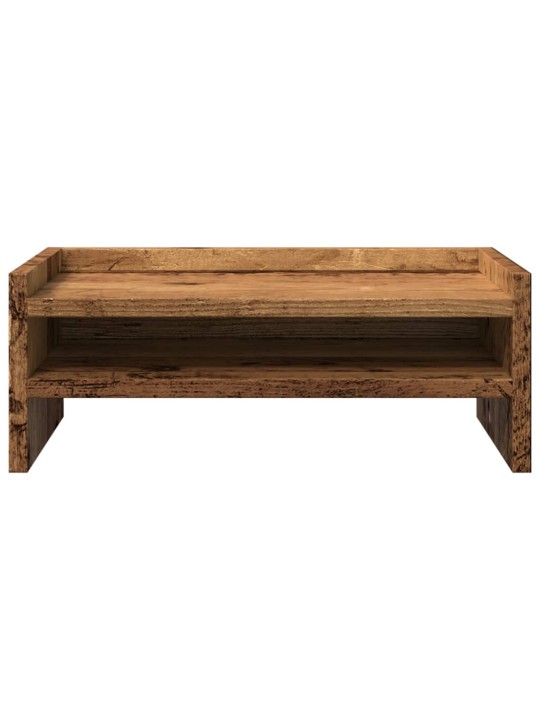 Stojan na monitor old wood 42 x 24 x 16 cm kompozitní dřevo
