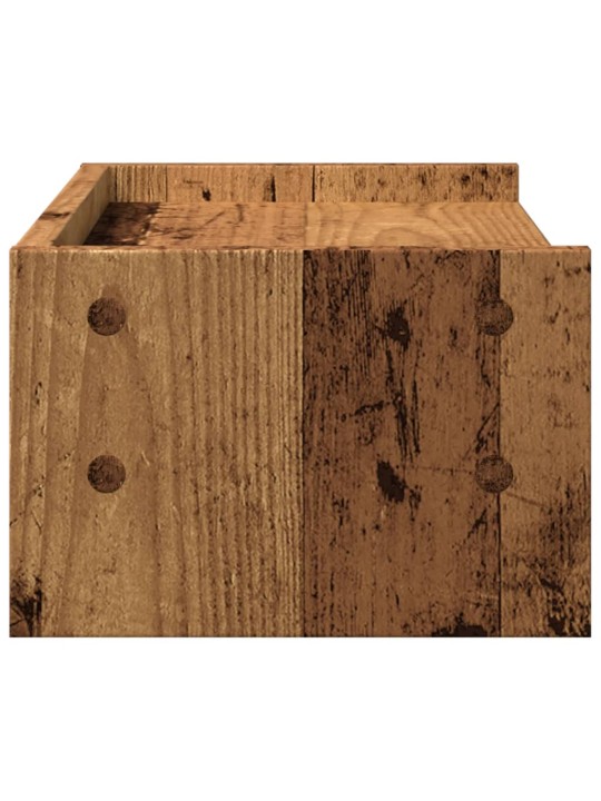 Stojan na monitor old wood 42 x 24 x 16 cm kompozitní dřevo