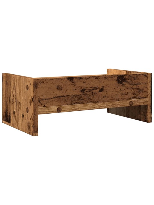 Stojan na monitor old wood 42 x 24 x 16 cm kompozitní dřevo
