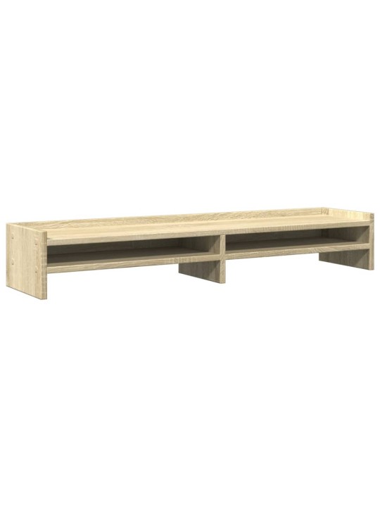 Stojan na monitor dub sonoma 100 x 24 x 16 cm kompozitní dřevo
