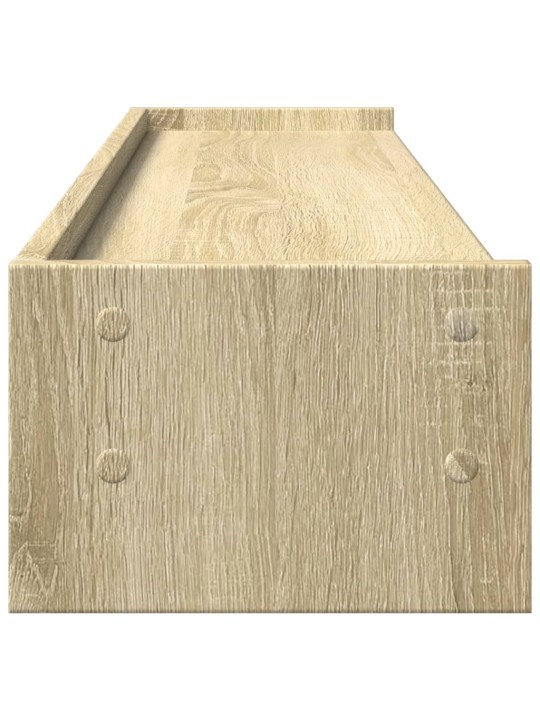 Stojan na monitor dub sonoma 100 x 24 x 16 cm kompozitní dřevo