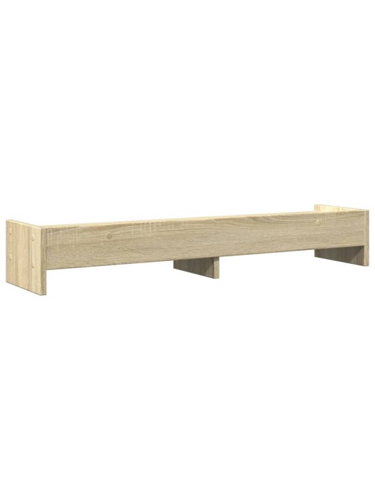 Stojan na monitor dub sonoma 100 x 24 x 16 cm kompozitní dřevo
