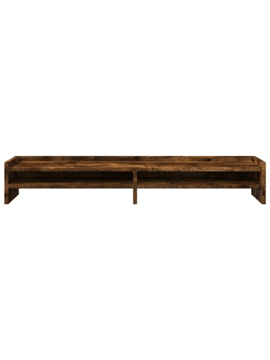 Stojan na monitor kouřový dub 100 x 24 x 16 cm kompozitní dřevo