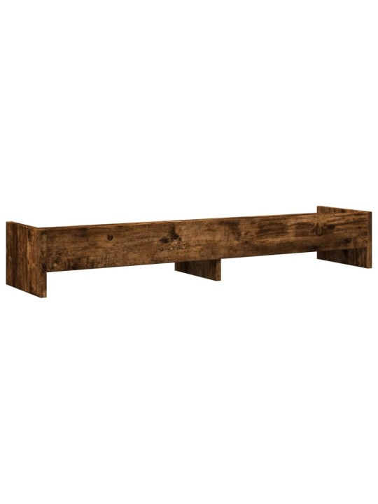 Stojan na monitor kouřový dub 100 x 24 x 16 cm kompozitní dřevo