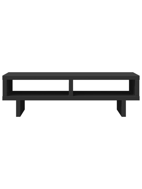 Stojan na monitor černý 50 x 27 x 15 cm kompozitní dřevo