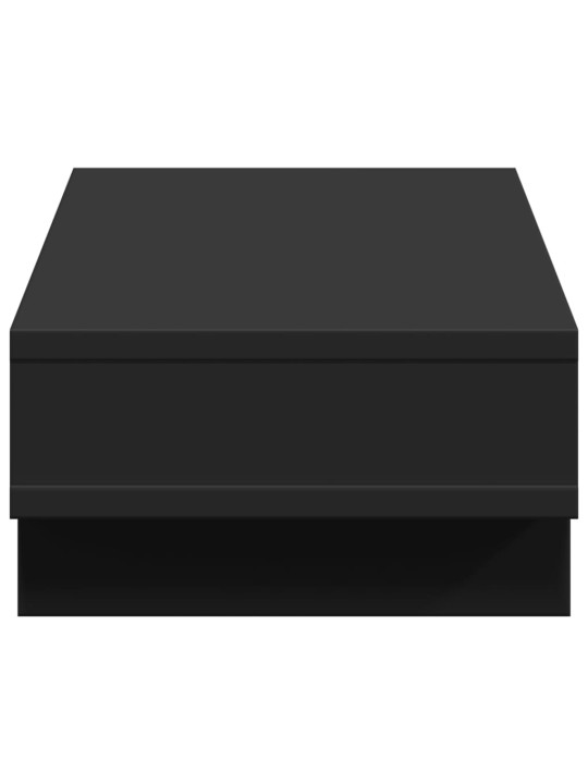Stojan na monitor černý 50 x 27 x 15 cm kompozitní dřevo