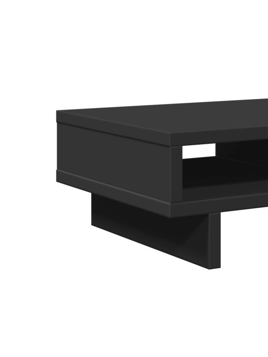 Stojan na monitor černý 50 x 27 x 15 cm kompozitní dřevo