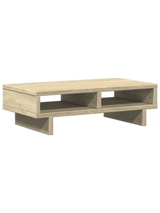 Stojan na monitor dub sonoma 50 x 27 x 15 cm kompozitní dřevo