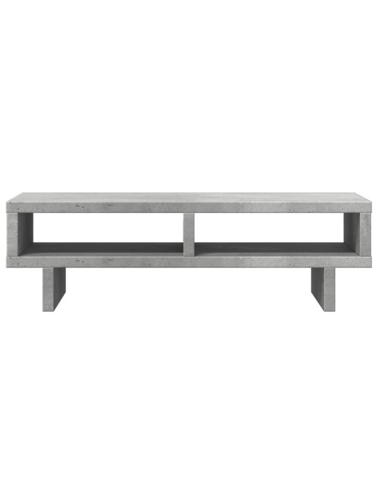 Stojan na monitor betonově šedý 50x27x15 cm kompozitní dřevo