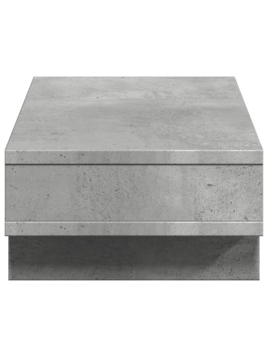 Stojan na monitor betonově šedý 50x27x15 cm kompozitní dřevo