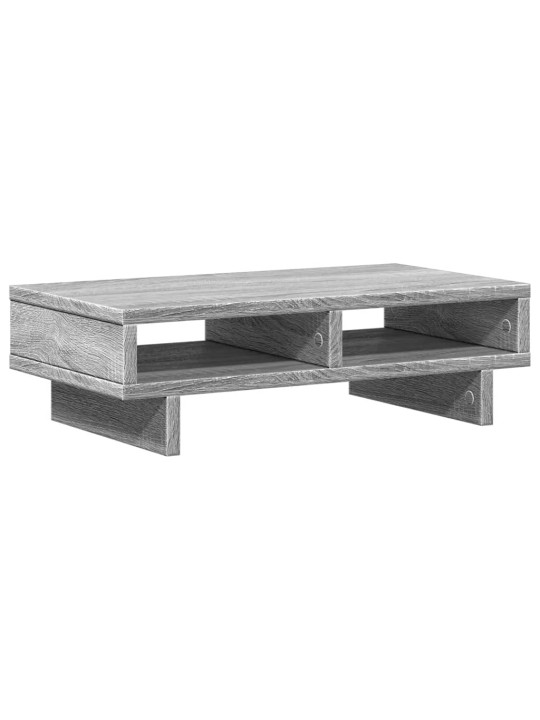 Stojan na monitor šedý sonoma 50 x 27 x 15 cm kompozitní dřevo