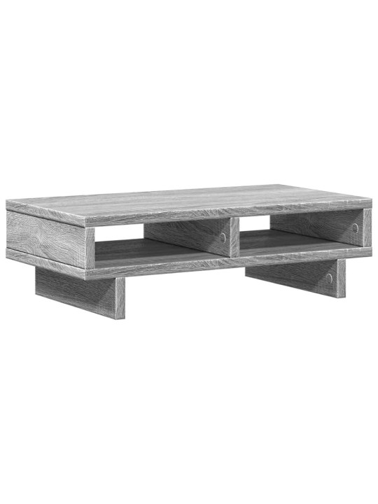Stojan na monitor šedý sonoma 50 x 27 x 15 cm kompozitní dřevo