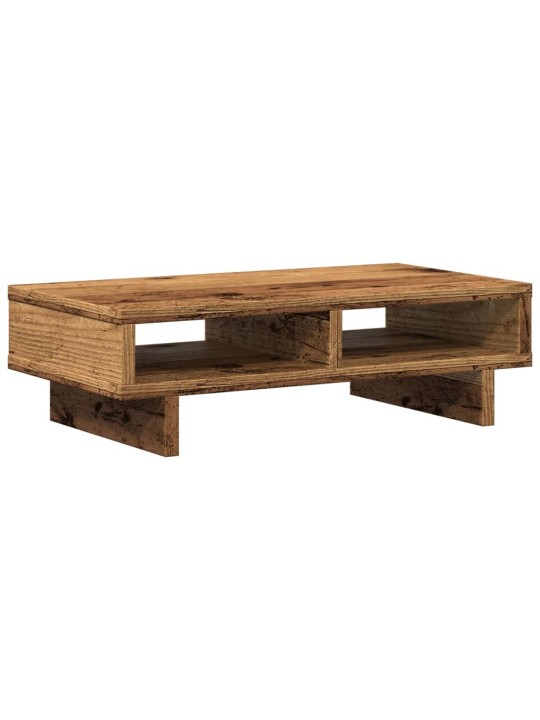 Stojan na monitor old wood 50 x 27 x 15 cm kompozitní dřevo