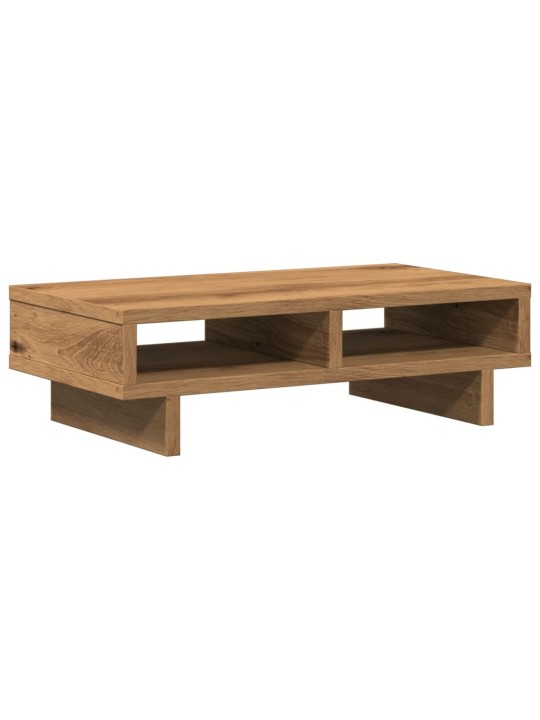 Stojan na monitor dub artisan 50 x 27 x 15 cm kompozitní dřevo