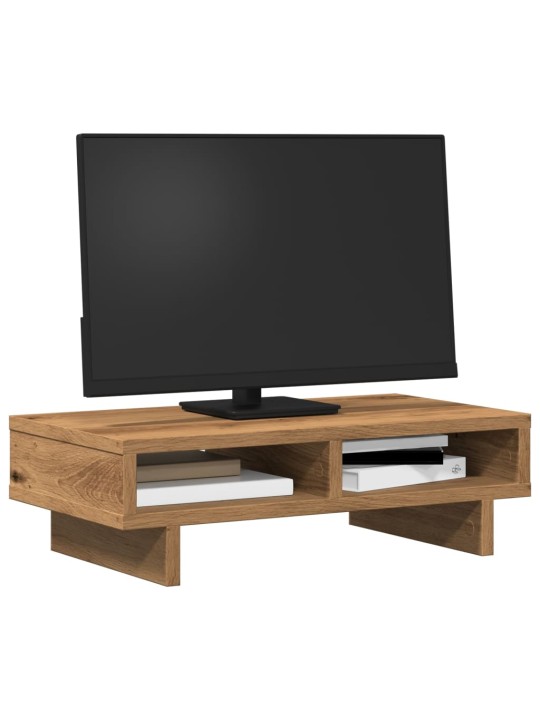 Stojan na monitor dub artisan 50 x 27 x 15 cm kompozitní dřevo