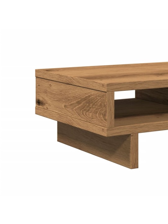 Stojan na monitor dub artisan 50 x 27 x 15 cm kompozitní dřevo