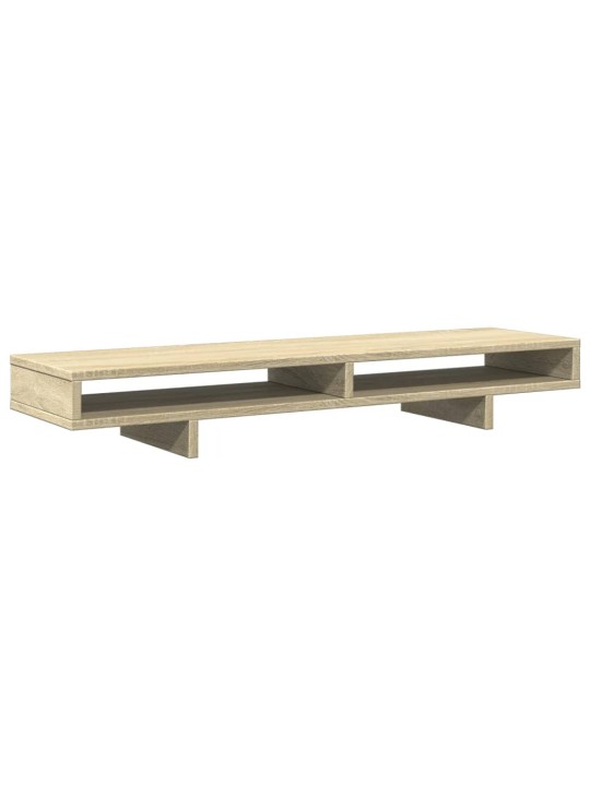 Stojan na monitor dub sonoma 100 x 27 x 15 cm kompozitní dřevo