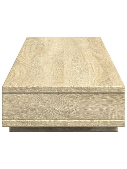 Stojan na monitor dub sonoma 100 x 27 x 15 cm kompozitní dřevo