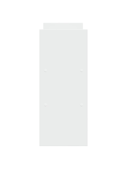 Stolní organizér nastavitelný bílý 40 x 17 x 41 cm kompozit