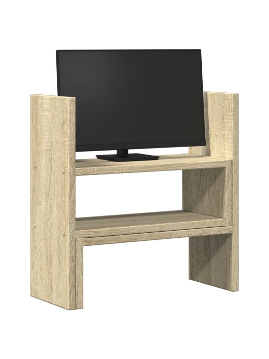 Stolní organizér nastavitelný dub sonoma 40x17x41 cm kompozit