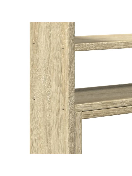 Stolní organizér nastavitelný dub sonoma 40x17x41 cm kompozit