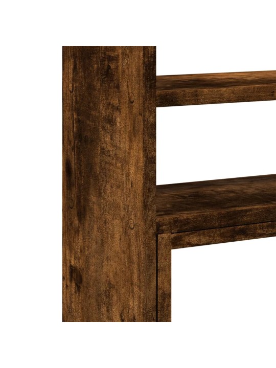 Stolní organizér nastavitelný kouřový dub 40x17x41 cm kompozit